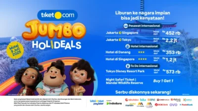 Tiket.com JUMBO Holideals: Liburan Sekolah Jadi Petualangan Seru Seperti di Film Jumbo!