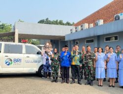 BRI Bogor Bogor Dewi Sartika Serahkan Ambulans Jenazah kepada RSAU dr. M. Hassan Toto, Dukung Pelayanan Kemanusiaan
