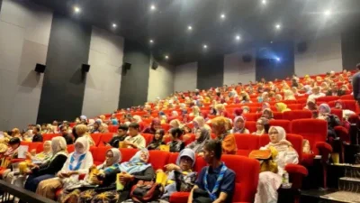 Sinergi Sekolah dan Gerakan Pramuka, Ratusan Pembina dan Kepala Sekolah di Bogor Padati Bioskop